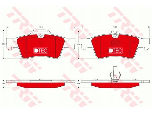 Klocek Hamulcowy Kpl. Gdb1546Dte