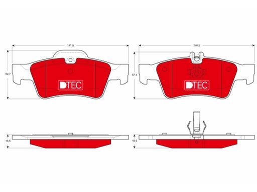 Klocek Hamulcowy Kpl. Gdb1546Dte