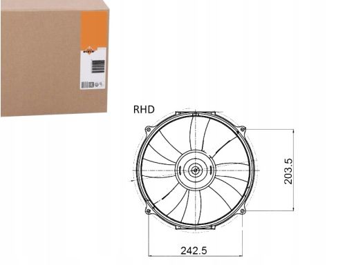 Wentylator Chłodnicy Silnika 47045