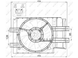 Wentylator Chłodnicy Silnika 47472