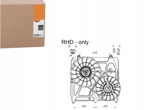 Wentylator Chłodnicy Silnika 47549