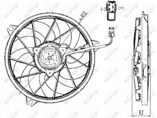 Wentylator Chłodnicy Silnika 47323