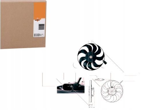 Wentylator Chłodnicy Silnika 47381