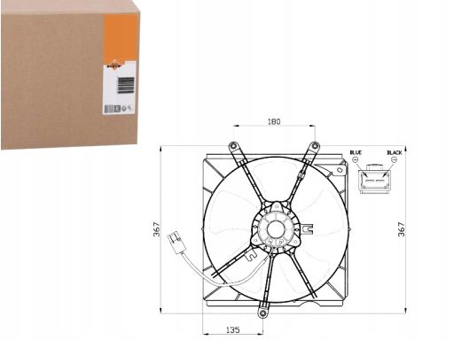 Wentylator Chłodnicy Silnika 47479