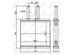 54269 Nagrzewnica Nrf 54269 Nrf