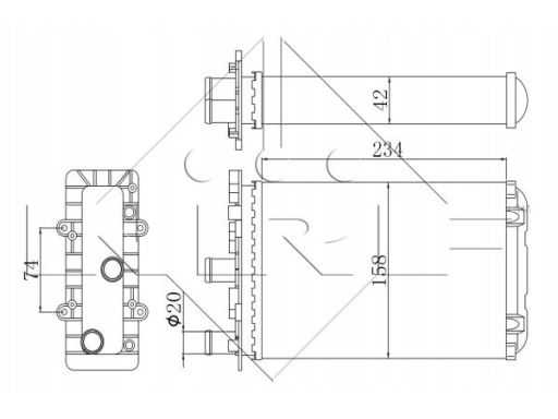 54321 Nagrzewnica Nrf 54321 Nrf