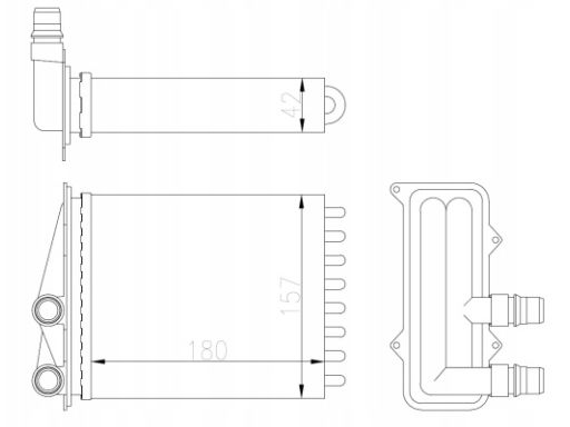 54412 Nagrzewnica Nrf 54412 Nrf