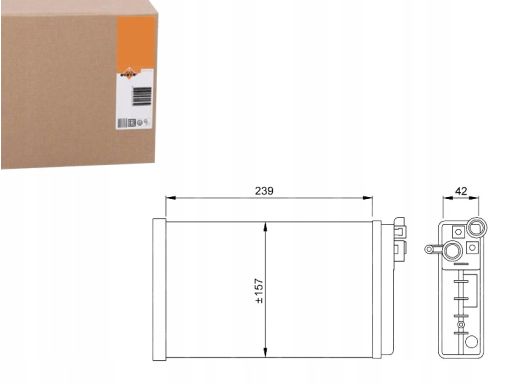 58640 Nagrzewnica Nrf 58640 Nrf