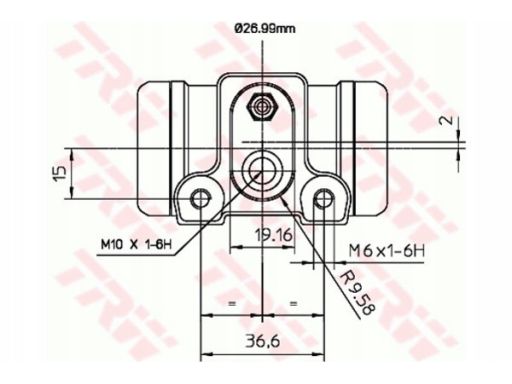 Cylinderek Hamulcowy Bwn240