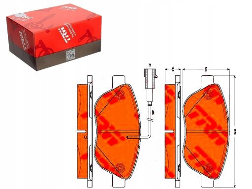 Klocek Hamulcowy Kpl. Gdb1879