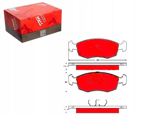 Klocek Hamulcowy Kpl. Gdb371