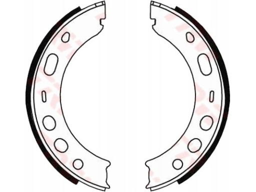 Szczęki Hamulca Postojowego Kpl. Luc Gs8706