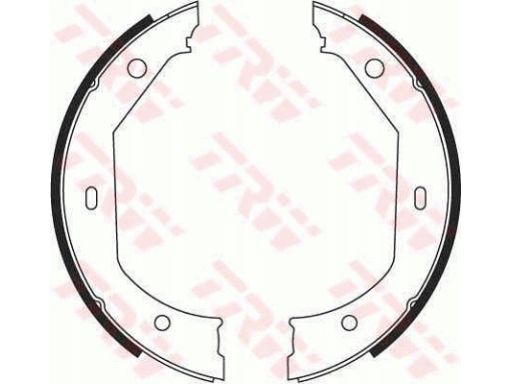 Szczęki Hamulca Postojowego Kpl. Gs8656