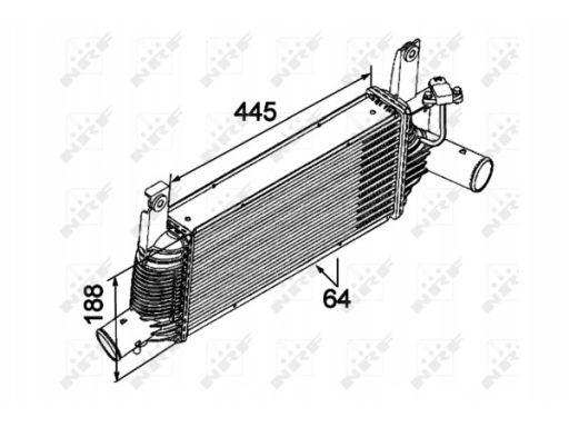 30527 Chłodnica Powietrza Doładowującego Nrf 30527 Nrf