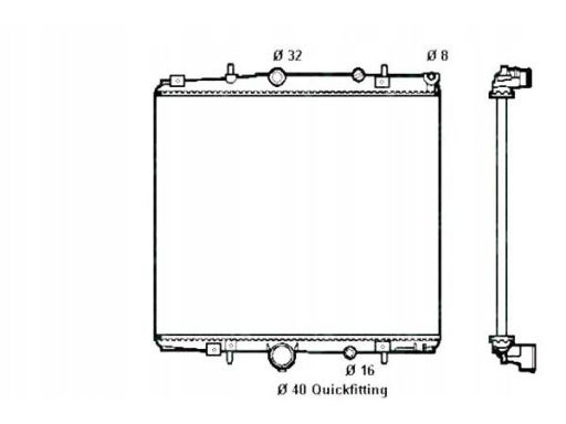 58313 Chłodnica Silnika Nrf 58313 Nrf