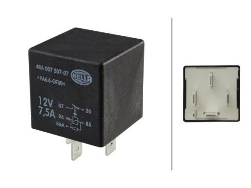 4Ra 007 507-071 Przekaźnik Prądu Pracy 4Ra007 507-071 Hella