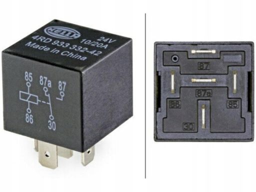 4Rd 933 332-421 Przekaźnik Prądu Pracy 4Rd933 332-421 Hella