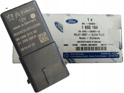 132180 Przekaźnik Systemu Żarzenia Huco132180 Hitachi