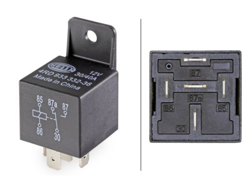 4Rd 933 332-361 Przekaźnik Wentylatora 4Rd933 332-361 Hella