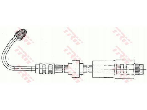 Phb542 Przewód Hamulcowy Elastyczny Phb542 Trw