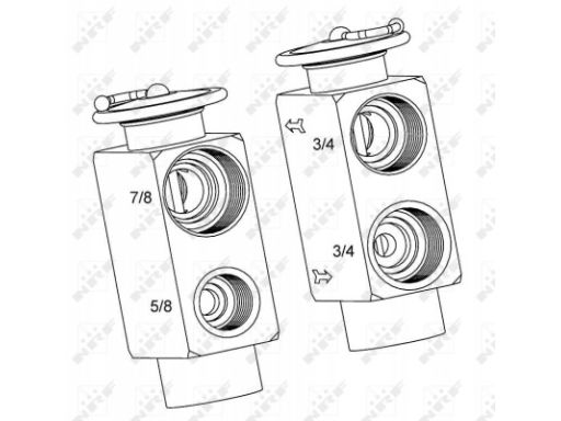 38392 Zawór Rozprężny Klimatyzacji Nrf 38392 Nrf