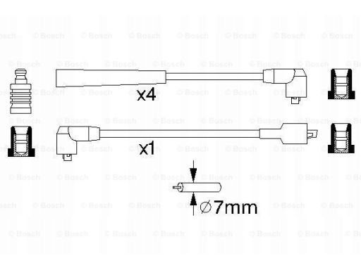 0 986 356 859 Zestaw Przewodów Zapłonowych 0 986 356 859 Bosch