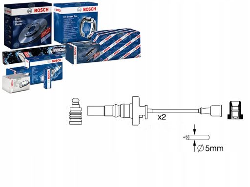 0 986 357 273 Zestaw Przewodów Zapłonowych 0 986 357 273 Bosch
