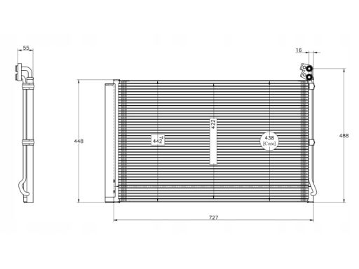 350608 Skraplacz Klimatyzacji Nrf 350608 Nrf