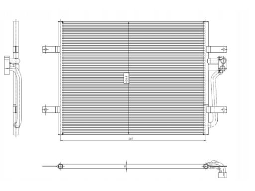 350444 Skraplacz Klimatyzacji Nrf 350444 Nrf