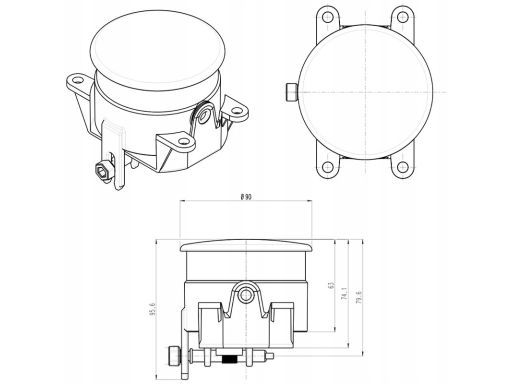 1459 Lampa Kierunkowskazu 1459 W212 Waś