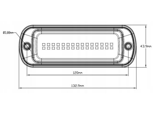 1468 Światło Ostrzegawcze Obrotowe 1468 W217 Waś