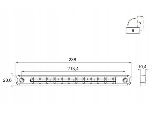 1505 Lampa Tylna 1505 W232 Waś