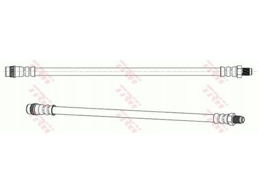 Pha243 Przewód Hamulcowy Elastyczny Pha243 Trw