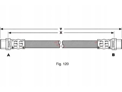 Pha342 Przewód Hamulcowy Elastyczny Pha342 Trw