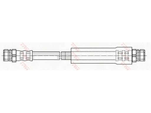 Pha486 Przewód Hamulcowy Elastyczny Pha486 Trw