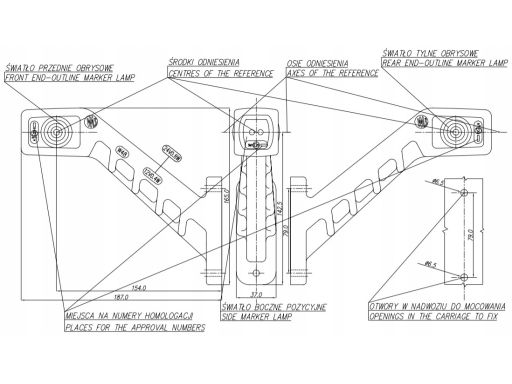 238P Światło Obrysowe 238P W48 Waś