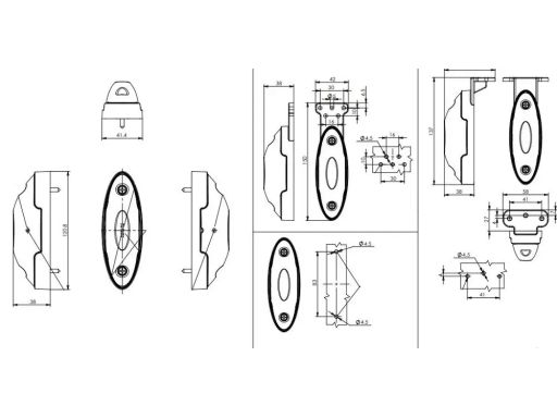 819P/Ii Światło Obrysowe 819P/Ii W106 Waś