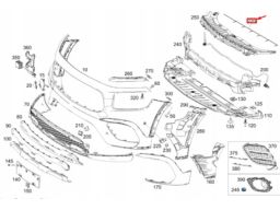 Instalacja Wiązka Pdc Radar Mercedes Glb W247 A2475404609