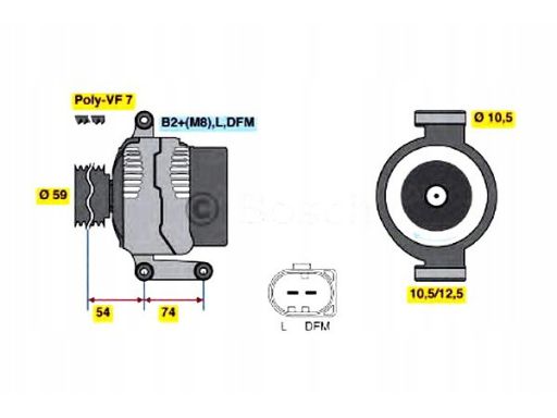 0 986 047 920 Alternator 0 986 047 920 Bosch