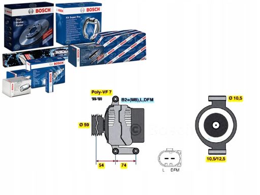 0 986 047 920 Alternator 0 986 047 920 Bosch