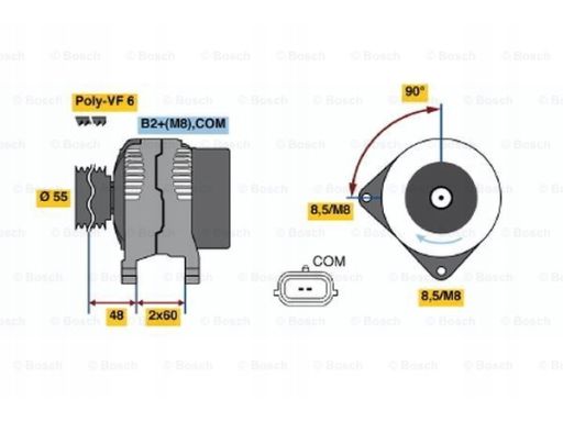 0 986 049 030 Alternator 0 986 049 030 Bosch