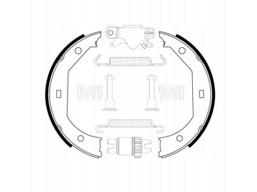 0 204 113 806 Szczęki Hamulca Postojowego Kpl. 0 204 113 806 Bosch
