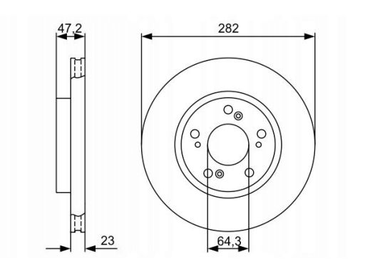 0 986 479 365 Tarcza Hamulcowa Bosch