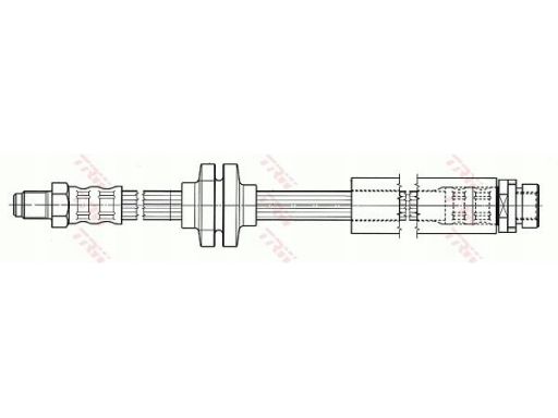 Phb565 Przewód Hamulcowy Elastyczny Phb565 Trw