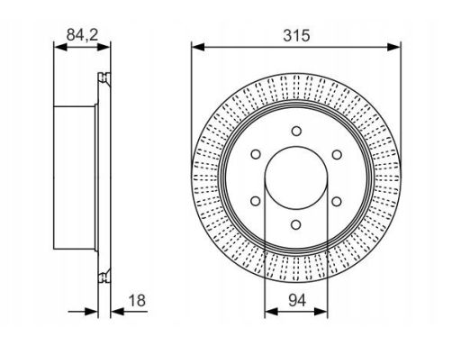 0 986 479 C32 Tarcza Hamulcowa Bosch
