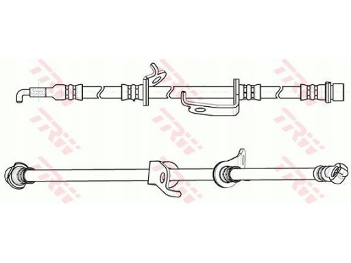 Phd1152 Przewód Hamulcowy Elastyczny Phd1152 Trw