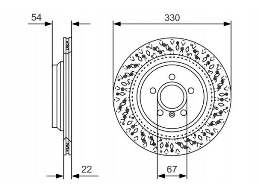 0 986 479 D11 Tarcza Hamulcowa Bosch