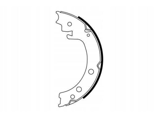 0 986 487 935 Szczęki Hamulca Postojowego Kpl. Bosch