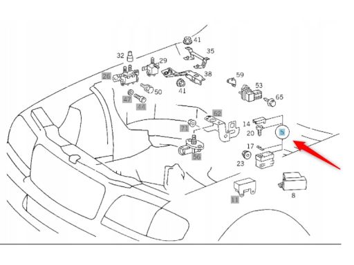 A9065451301 Przekaźnik klimatyzacji Mercedes 636 639 900 906 907 Sprin