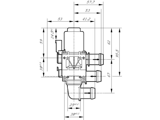 1 147 412 213 Zawór Sterowania Powietrzem Dolotowym Bosch